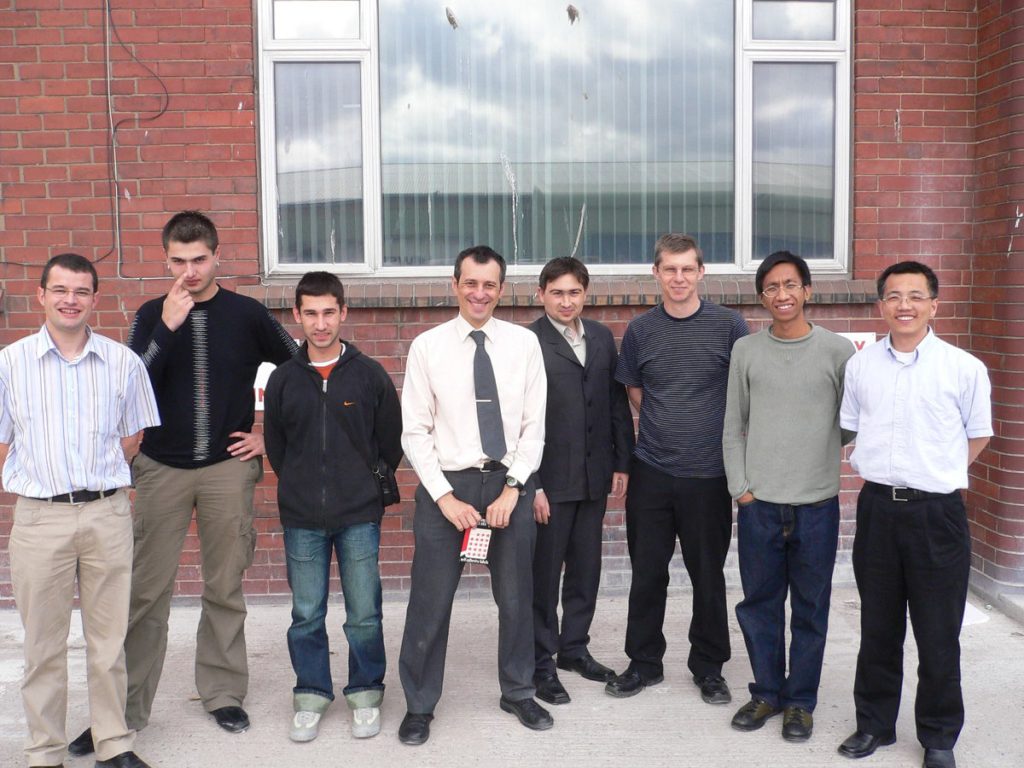 CAD training in 2014 with members of the Bulgaria and Thailand teams