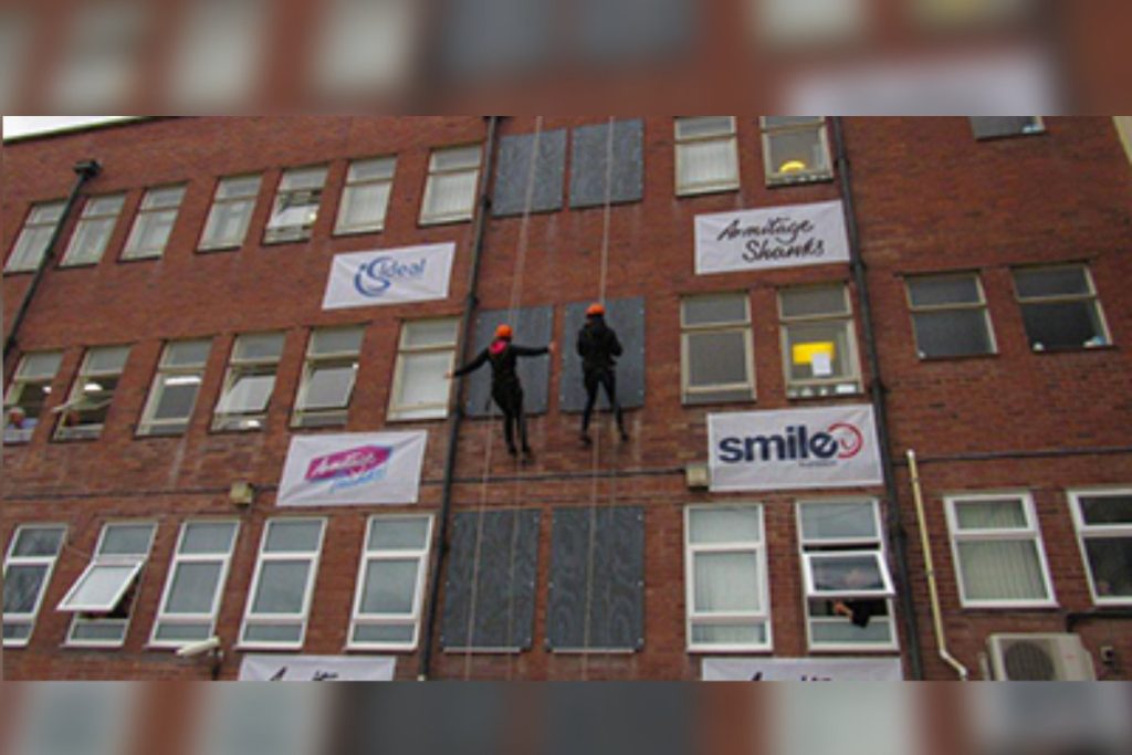 Abseiling for Armitage Thanks