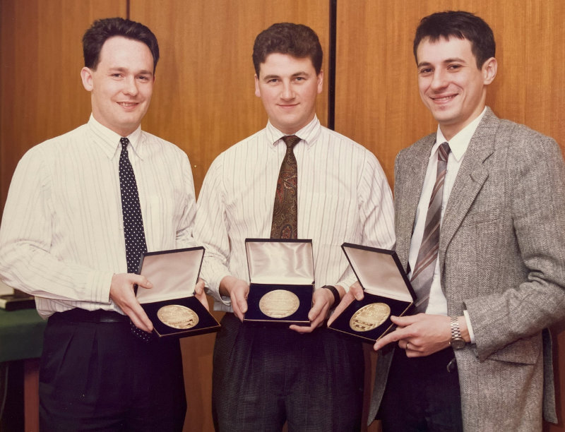 From left, Nick Swann, Chris Taylor and Mike Heaton
